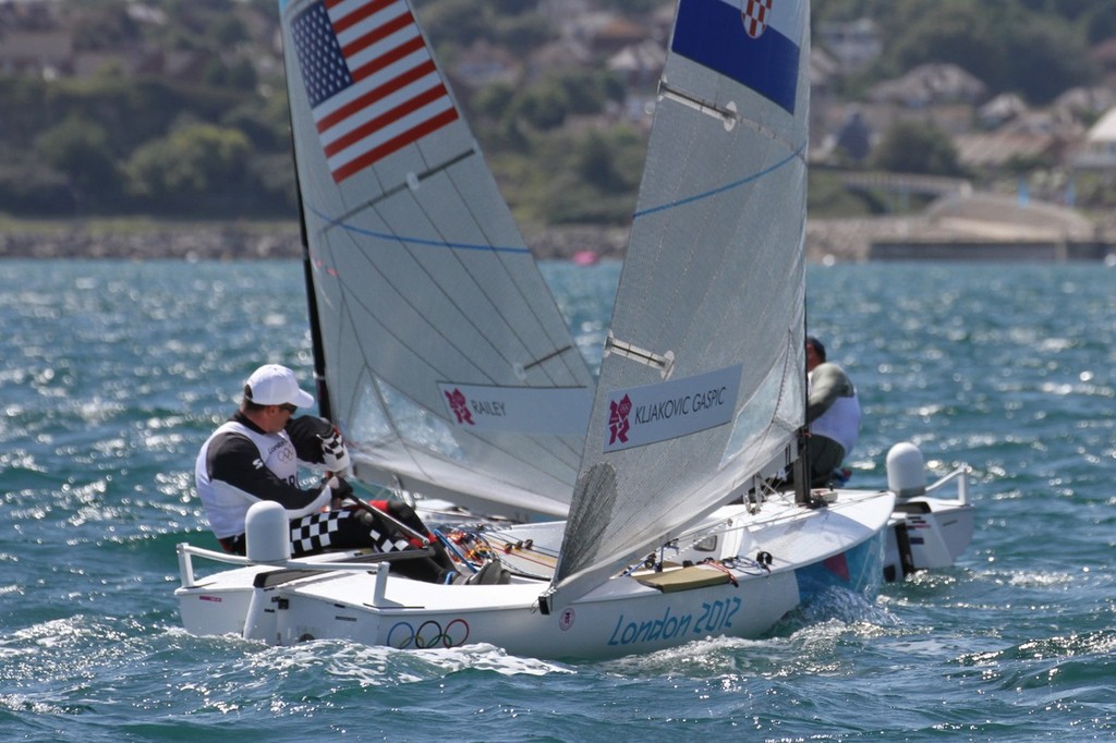July 28, 2012 Mens Heavyweight Singlehander (Finn)  © Richard Gladwell www.photosport.co.nz